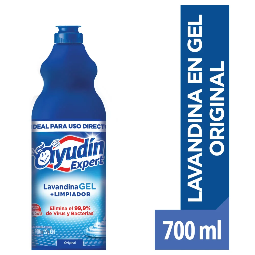 LAVANDINA AYUDIN GEL BOTELLA 700 ML
