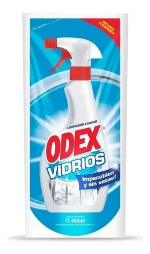 LIMPIADOR LIQUIDO ODEX VIDRIOS DOY PACK 450ML