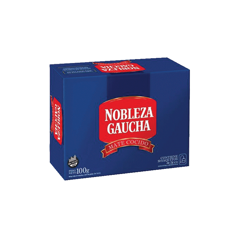 YERBA MATE NOBLEZA GAUCHA 50 SAQUITOS