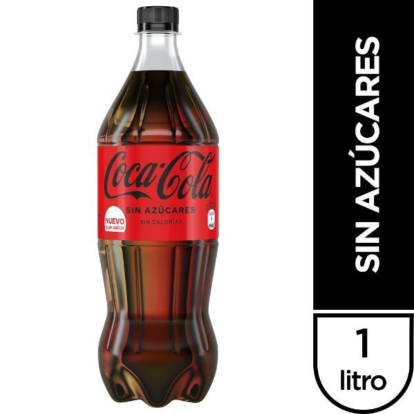COCA COLA SIN AZUCAR 1LTR