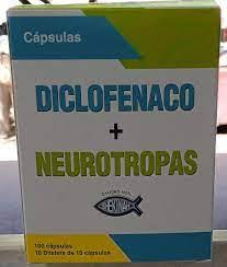 DICLOFENACO + NEUROTROPAS SHEKINA CAJA *100