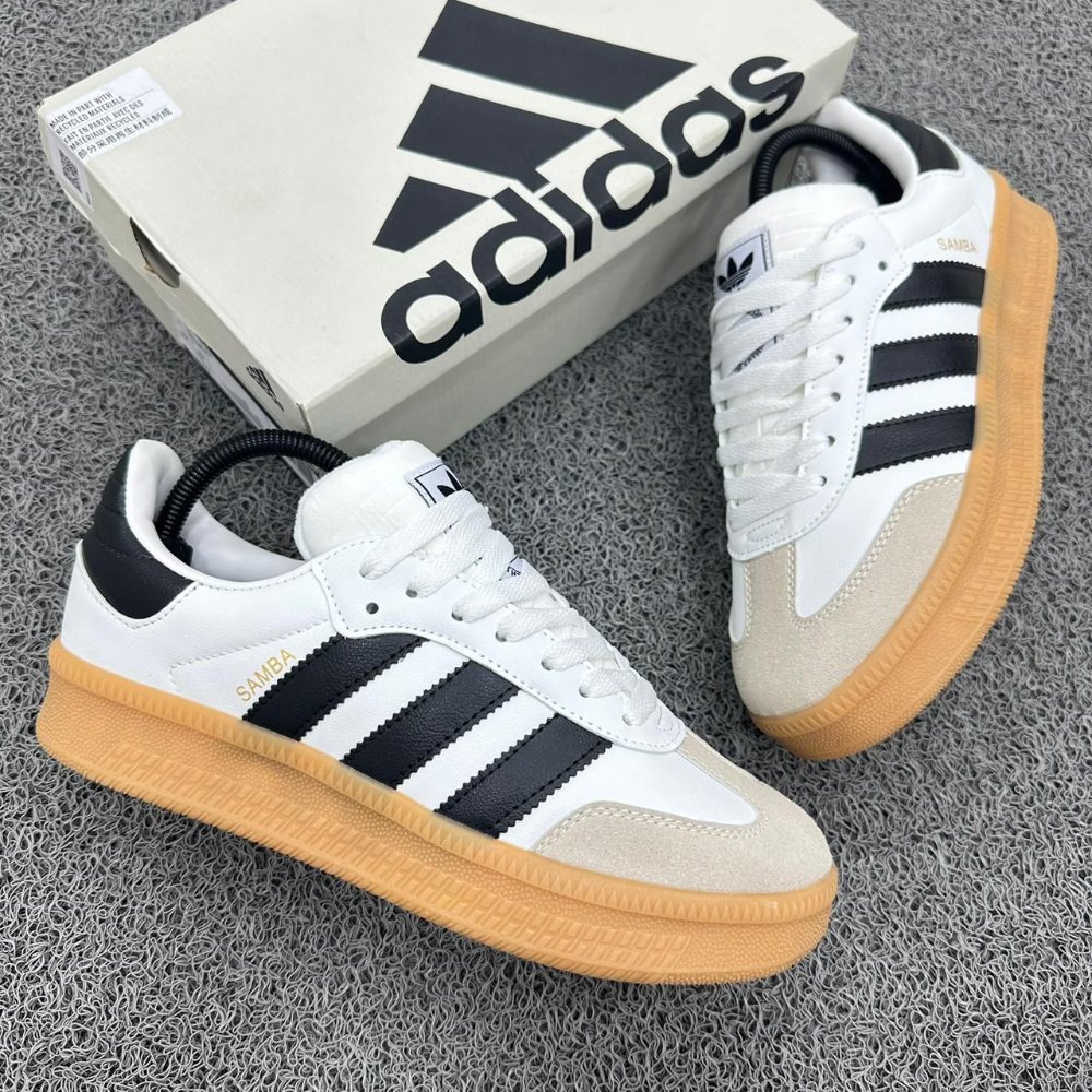 ADIDAS SAMBA PLATAFORMA BLACO