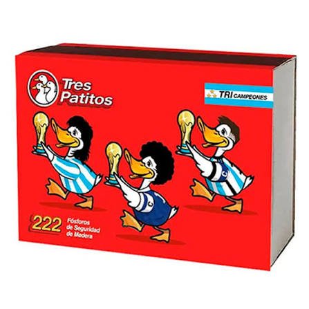 Fosforo de madera X 222 TRES PATITOS