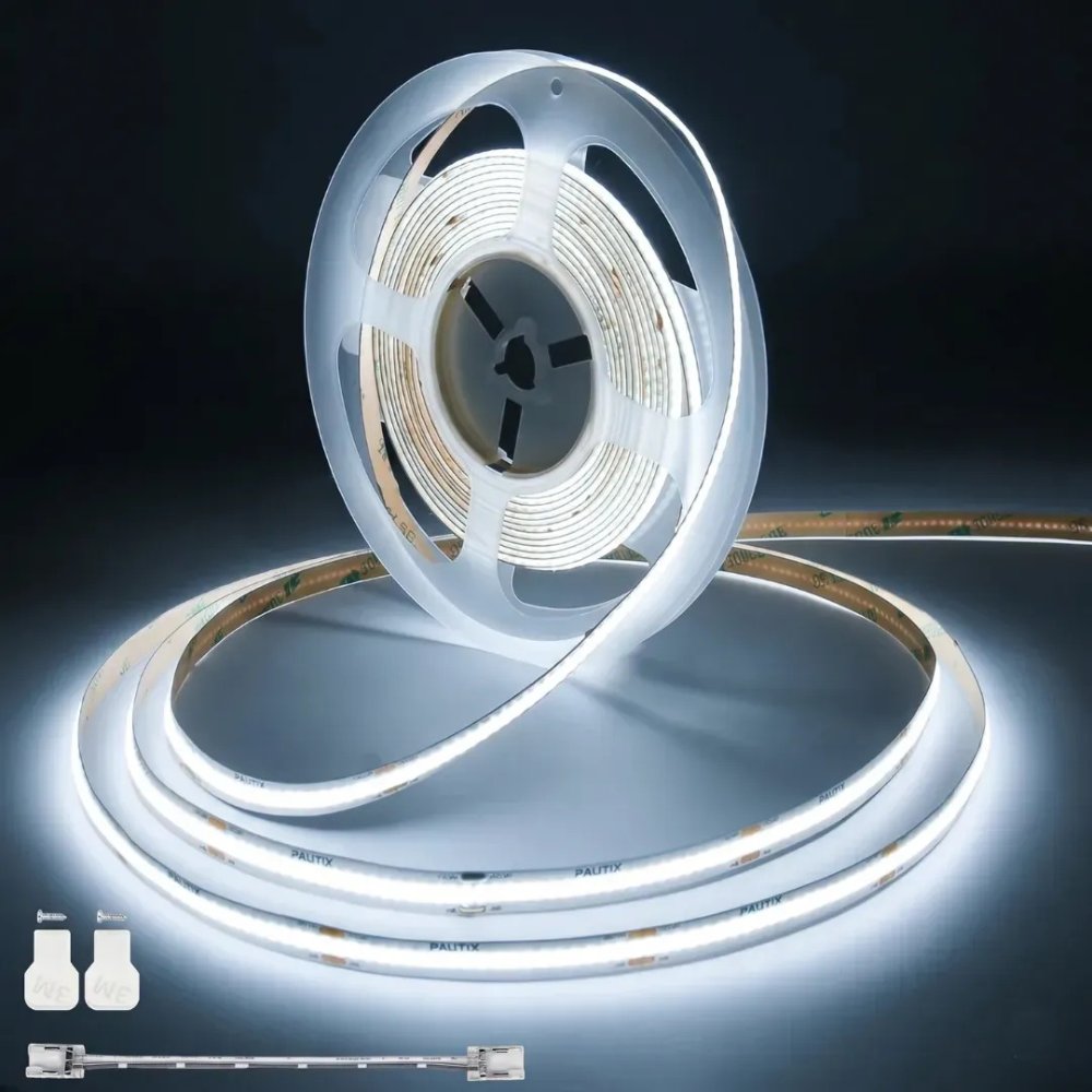 TIRA LED COB - COLOR: BLANCO FRIO x 5 METROS