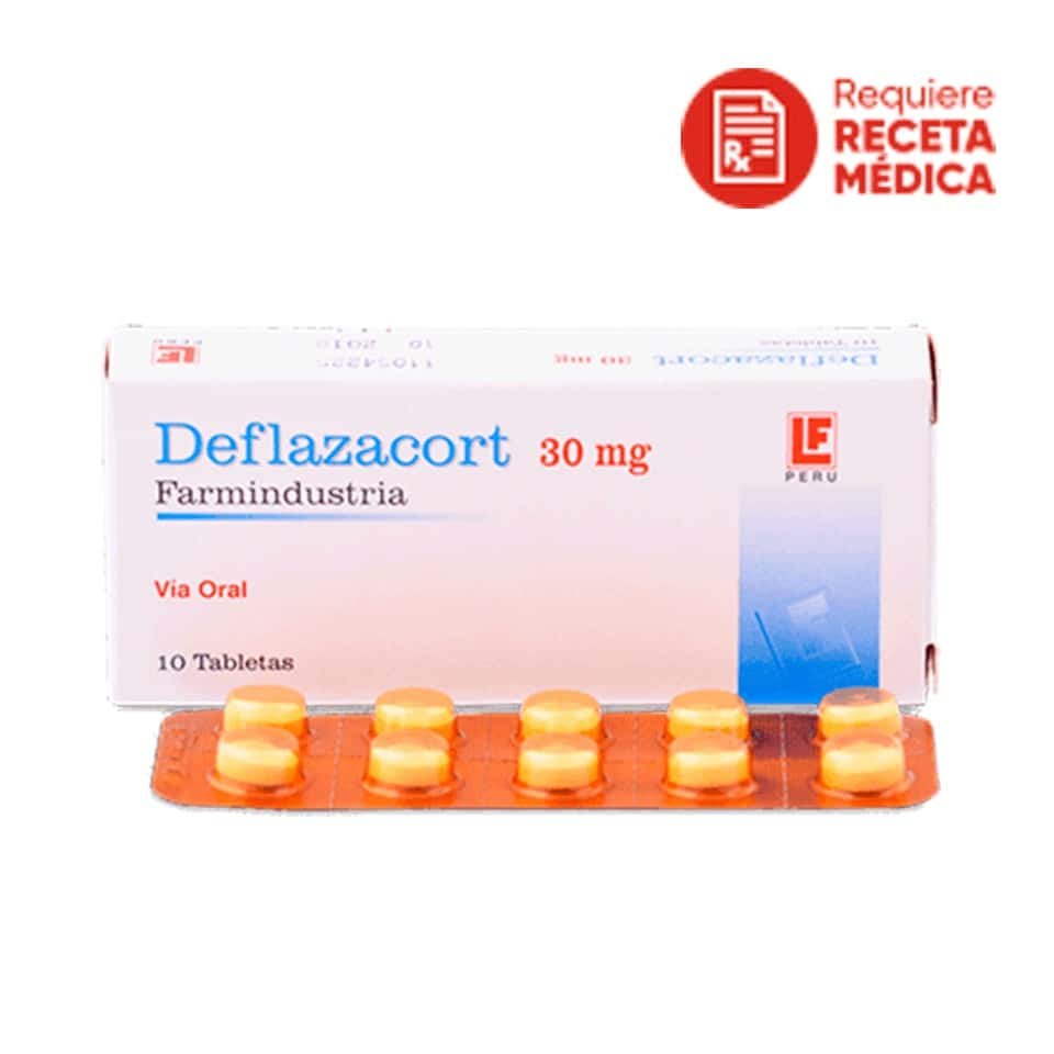 Deflazacort 30 Mg Tableta - FARMINDUSTRIA