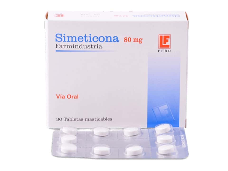 SIMETICONA 80 MG TABLETA MASTICABLE - FARMINDUSTRIA