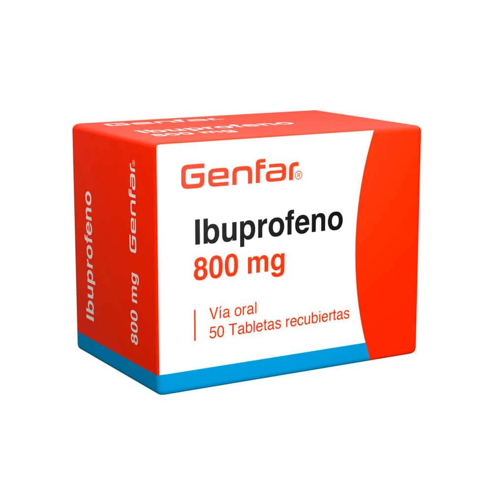 IBUPROFENO 800 MG TABLETA - GENFAR