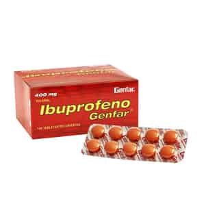 IBUPROFENO 400 MG - TABLETA RECUBIERTA - GENFAR