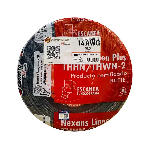 Alambre 14 awg Centelsa