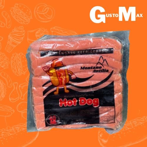 SALCHICHA MONTANO  HOT GOD 40UND en $7,80