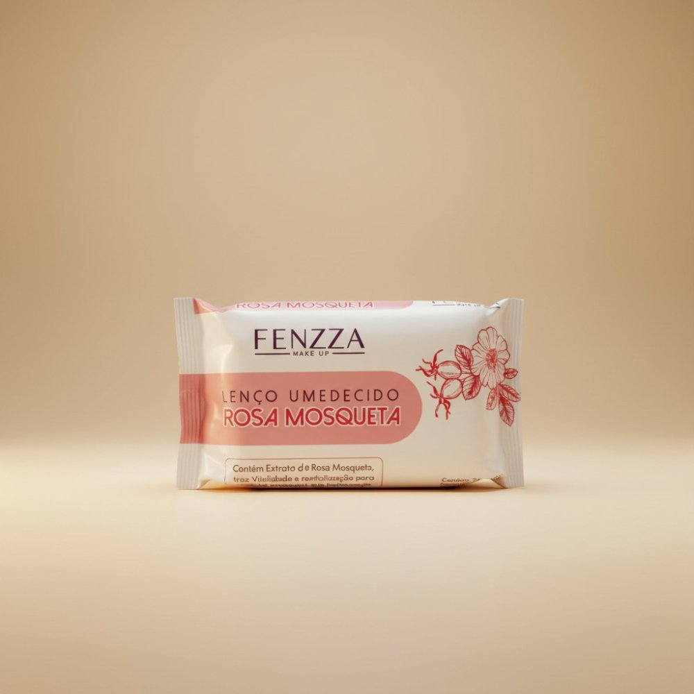 Lenço Umedecido Rosa Mosqueta