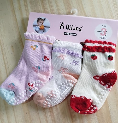 Set de 3 Medias Antideslizantes
