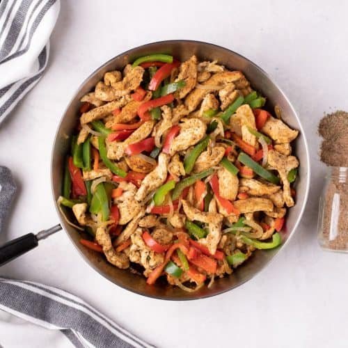 FAJITAS DE POLLO BBQ O EMPANIZADAS