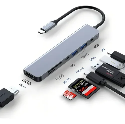 Adaptador 7en1 Tipo C