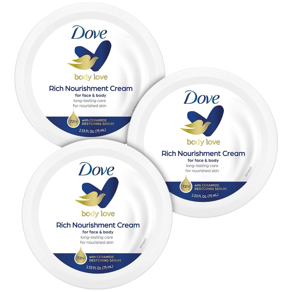 DOVE crema facial y corporal