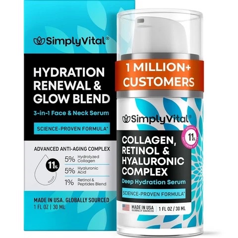 SIMPLY VITAL colágeno retinol, ácido hilaurónico