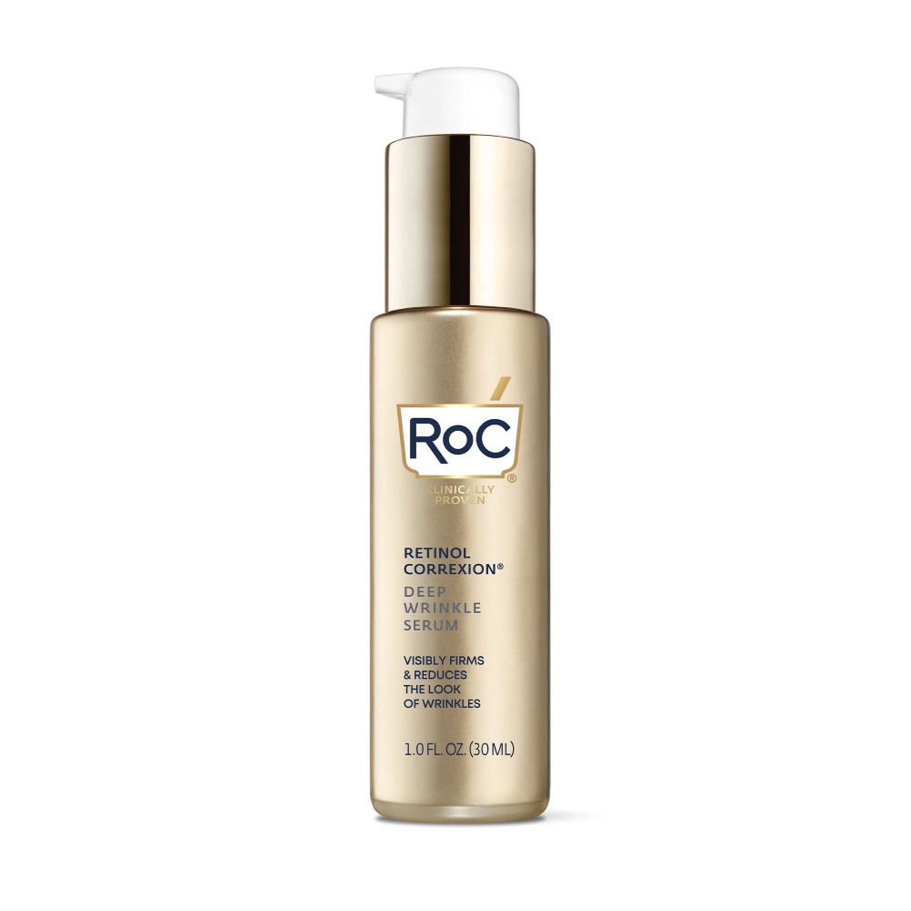 RoC Retinol Correxion Deep Wrinkle Serum, Paraben-Free, 1 fl oz