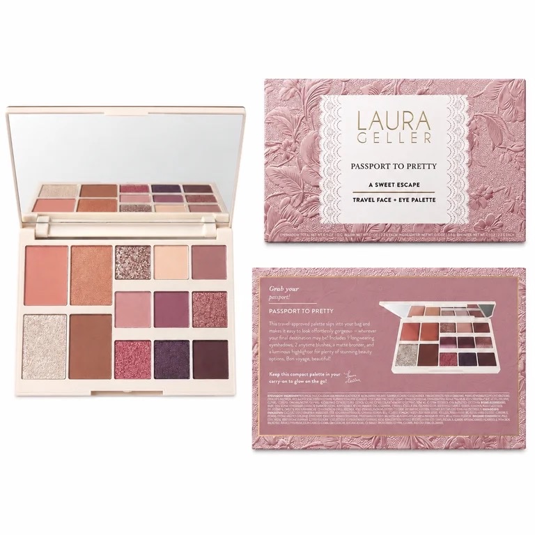 LAURA GELLER Passport to Pretty a Sweet Escape Travel Paleta de Rostro