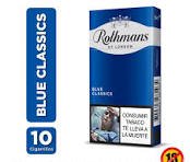 CIGARRILLOS ROTHMANS AZUL Y BLANCO