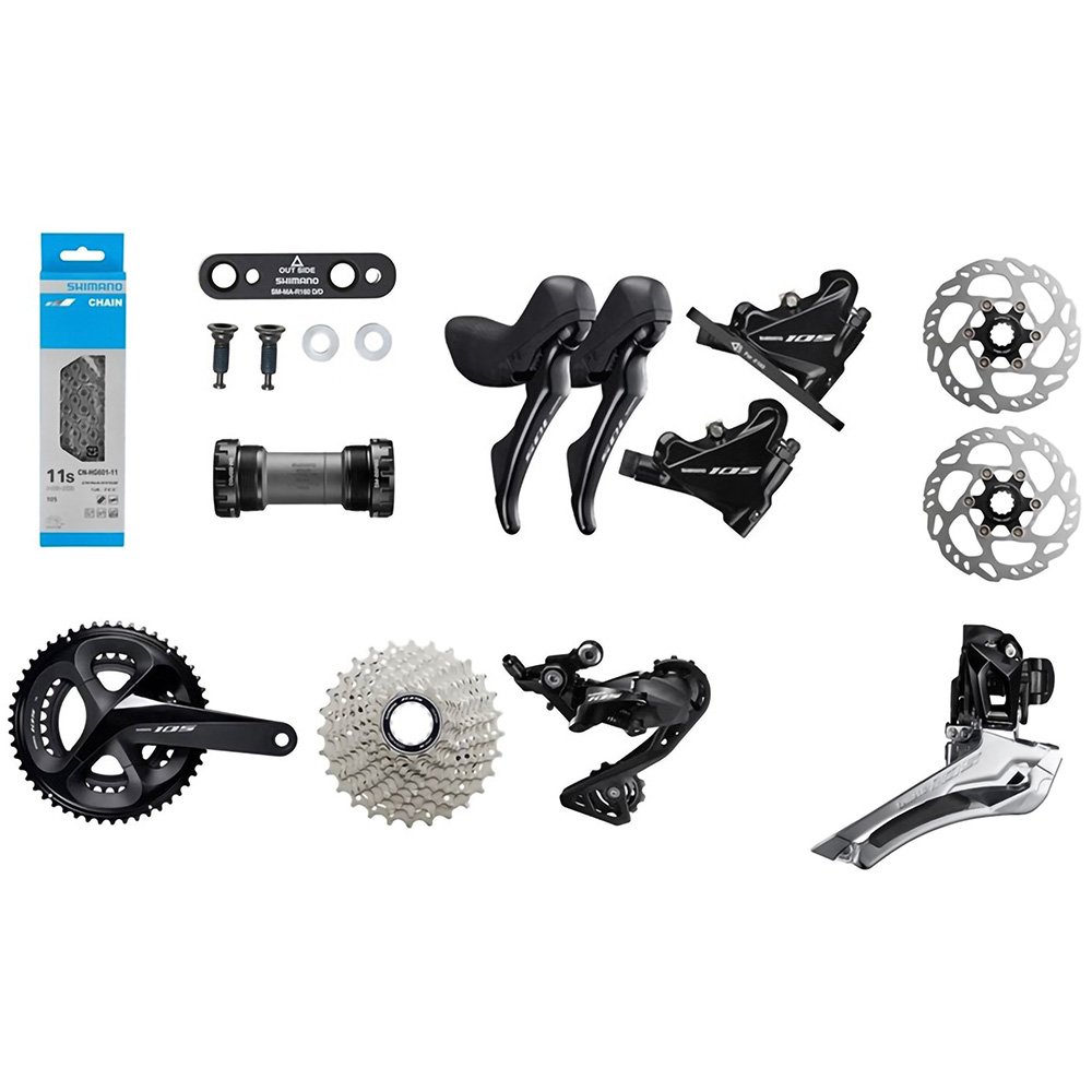 GRUPO 105 R7000 DISCO 52-36T 11-32T 11 VELOCIDADES
