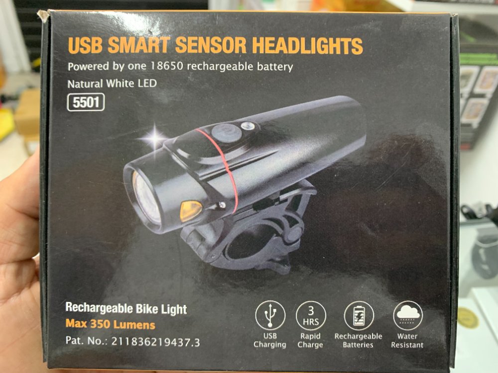 LINTERNA BICICLETA 5501 RECARGABLE