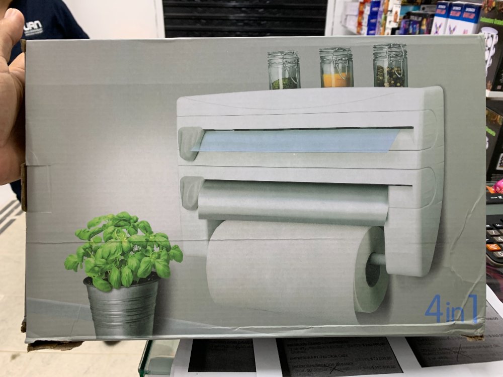 DISPENSADOR PAPEL COCINA 4EN1