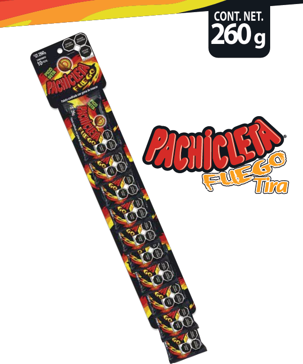PACHICLETA FUEGO TIRA