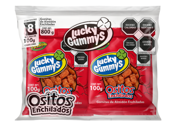 OSITOS ENCHILADOS PORCIONADOS 96 PZ