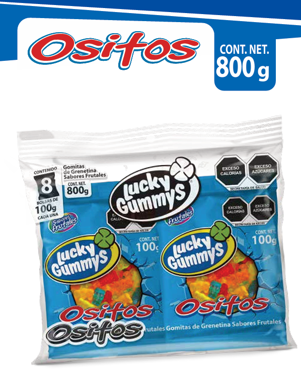 OSITOS PORCIONADOS 96 PZ