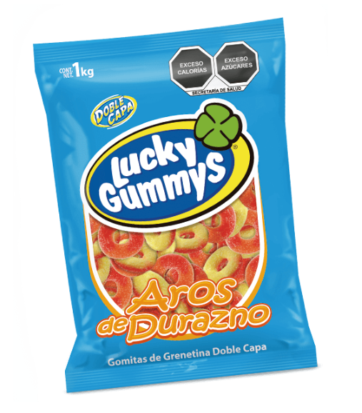 AROS DE DURAZNO 1KG
