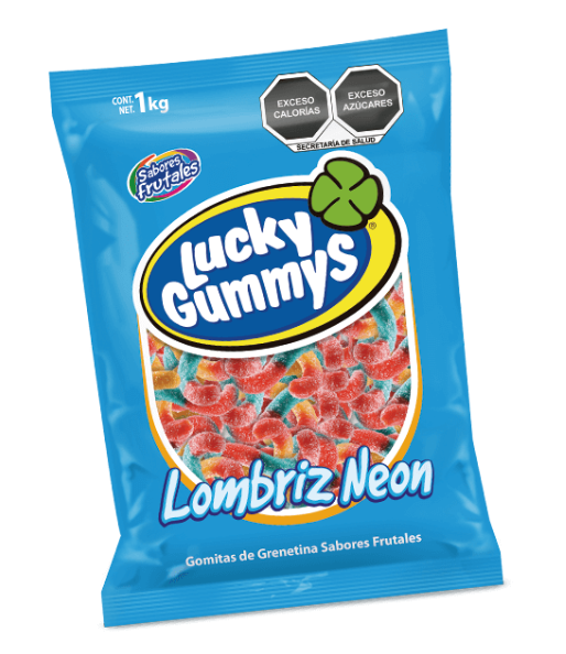 LOMBRICES NEON 1KG