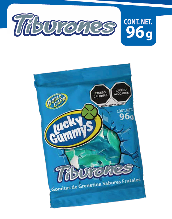 TIBURONES PORCIONADOS 12 PZ