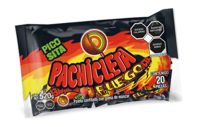 PACHICLETA FUEGO BOLSA