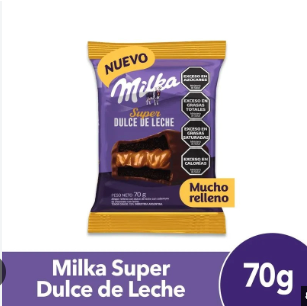 Alfajor Milka Super Ddl Negro
