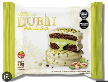 Alfajor Dubai blanco