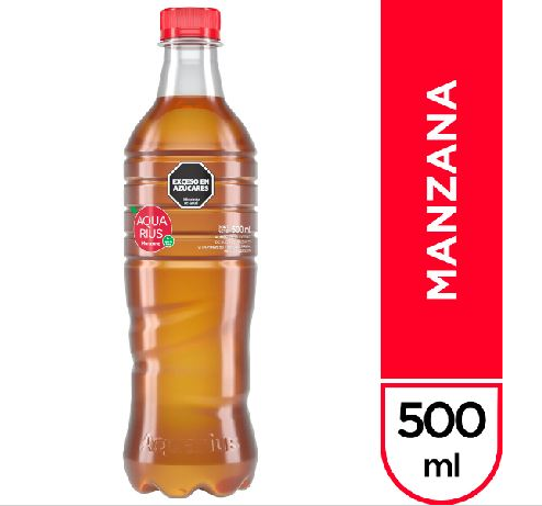 Aquarius Manzana 500 ml
