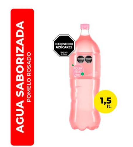 Aquarius Pomelo rosado 1.5 L