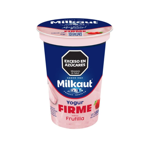 Milkaut Yogurt Firme Frutilla
