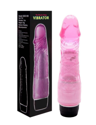Pênis Realístico Vibrador 18,5 X 4cm