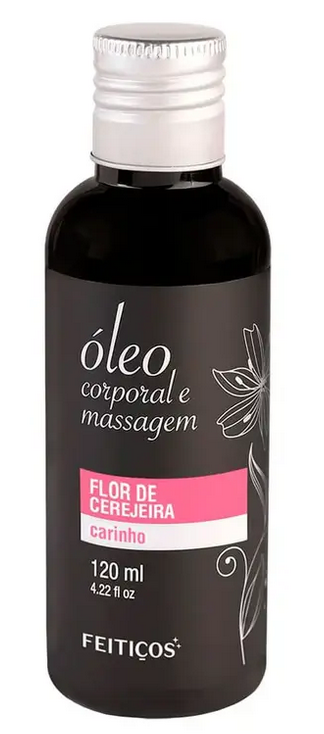Óleo de Massagem Relaxante Corporal Flor de Cerejeira 120ml