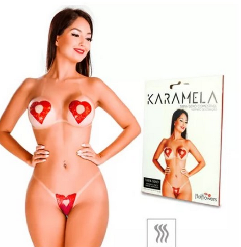Tapa Sexo Comestível Morango com Champanhe