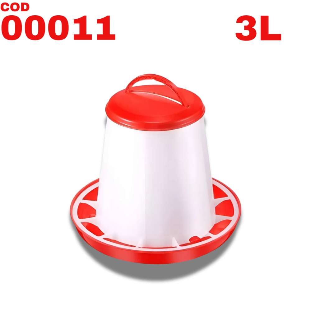 00011 - Comedero para pollo 3 kg