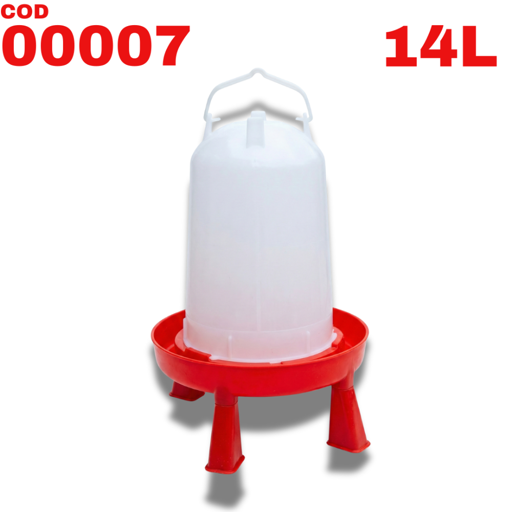 00007 - Bebedor de pollo con patas 14L