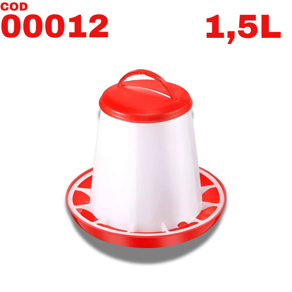 00012 - Comedero para pollo 1,5 kg