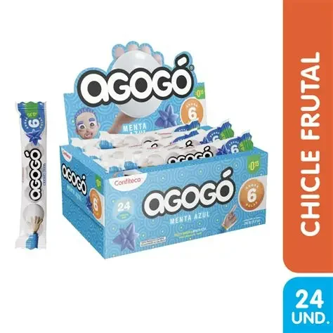 CHICLE MENTA AZUL