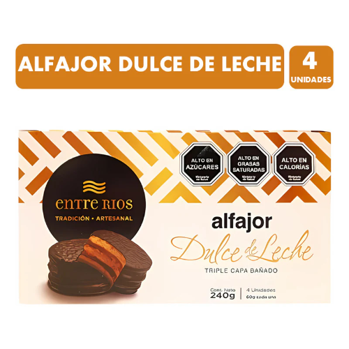 Alfajor Entre Rios Dulce De Leche Triple Capa