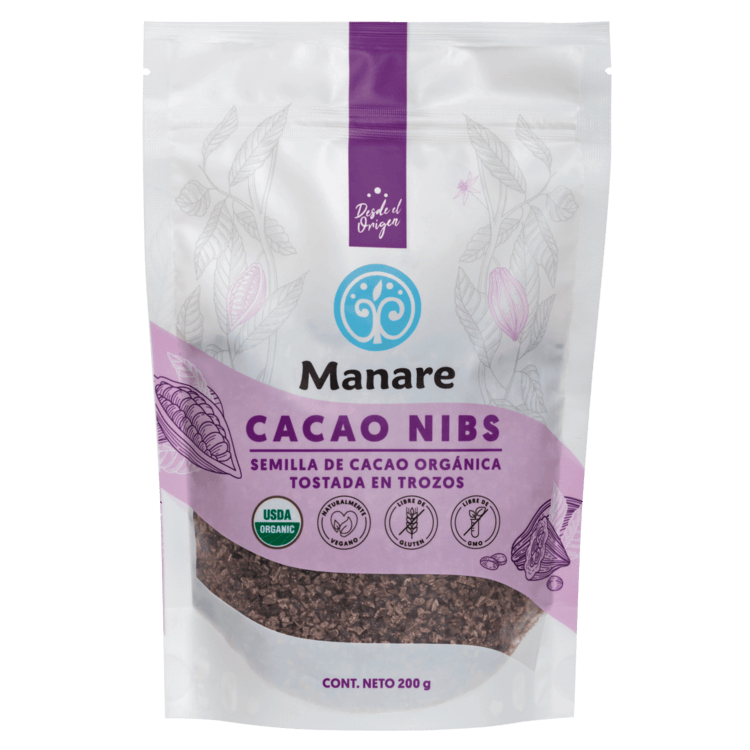 Cacao Nibs 200grs Manare