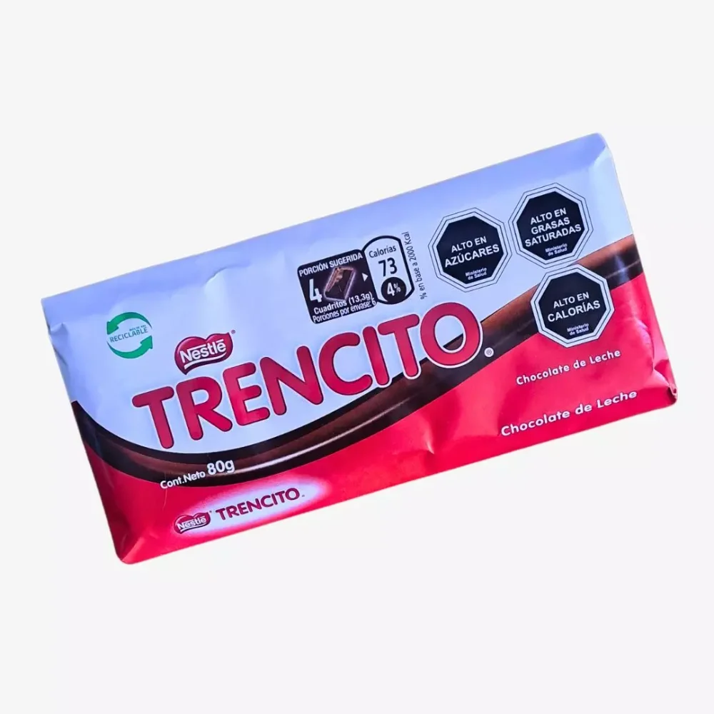 Chocolate Trencito tradicional 80g