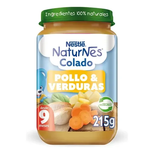 colado nestrle pollo y verduras 205g