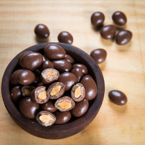 Almendra con chocolate 250grs